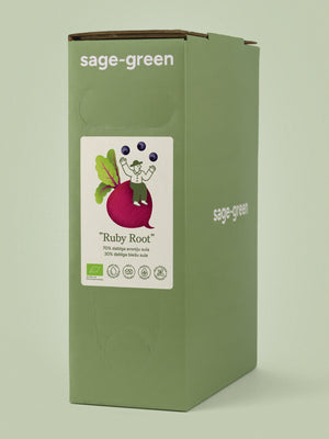 „Ruby Root“ – ekologiškos aronijų ir burokėlių sultys, 3 l