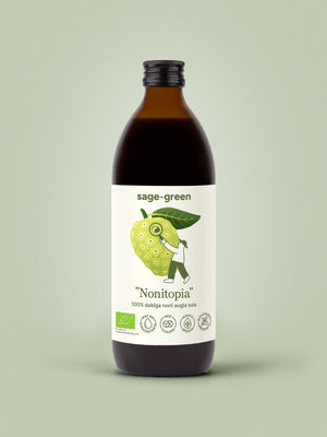 Nonitopia - 100 % ekologiškos noni vaisių sultys 500 ml