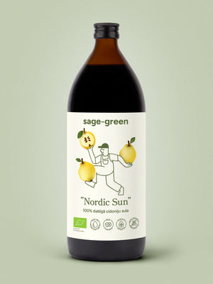 „Nordic Sun“ – 100 % ekologiškos svarainių sultys, 1 l